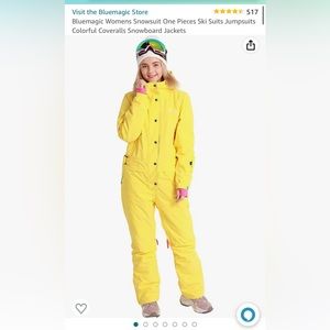 Bluemagic Womens Snowsuit One Pieces Ski Suits Jumpsuits